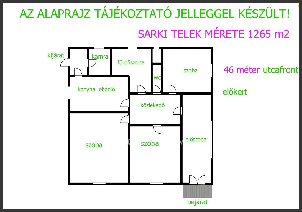 Eladó családi ház, Tiszavasvári, 16. kép