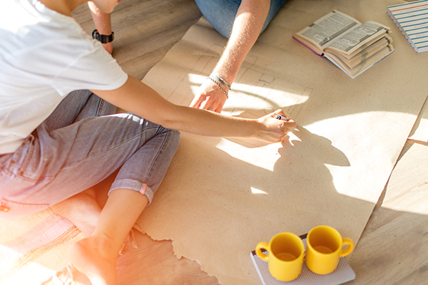 Kézi alaprajz tervezés otthon